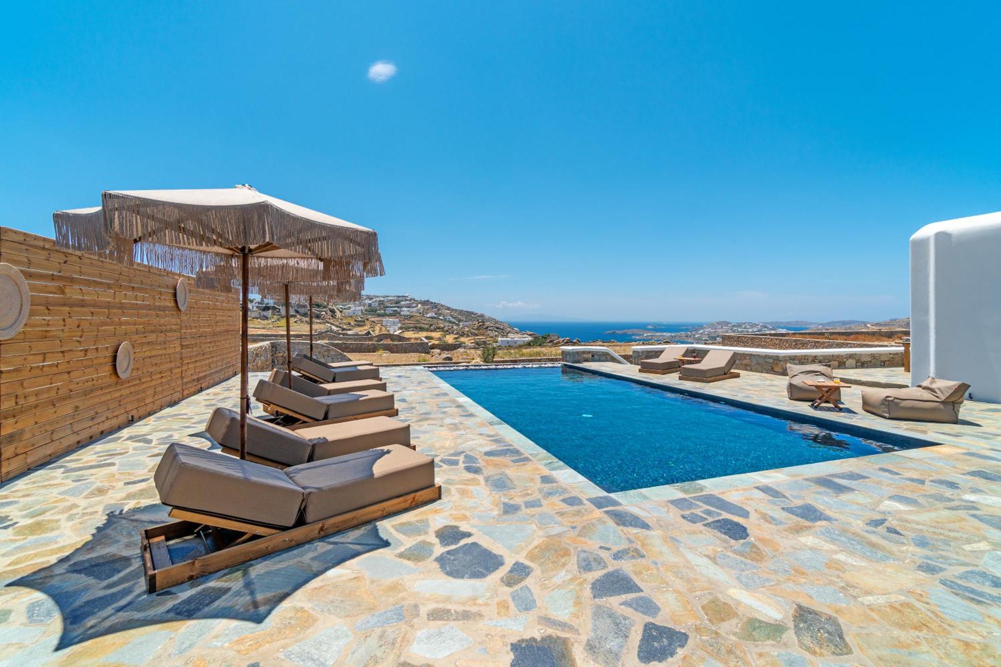 Le Ciel Suites & Villas Mykonos Town Bagian luar foto