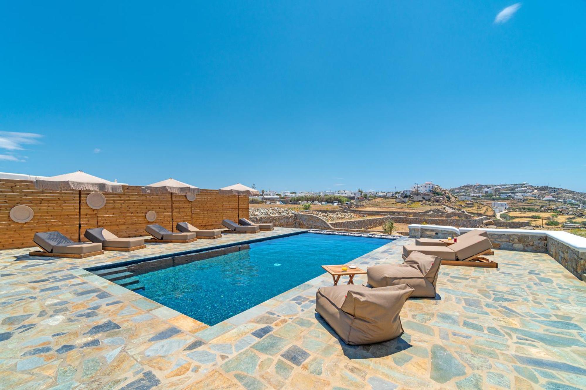 Le Ciel Suites & Villas Mykonos Town Bagian luar foto
